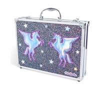 MARTINELIA Galaxy Dreams Super Case - Mallette de Maquillage avec de Superbes Motifs de Licorne, avec Grand Choix de Maquillage pour Enfants, Cadeau pour Fille, coloré, 8/34,5/26 cm, Mallette de
