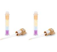 MARTINELIA - Gloss Multicolore Kawaii Pour Enfant - Brillant à Lèvres Panda, Licorne, Ourson Pour Fille - Modèle Aléatoire - 1 unité (Lot de 2)