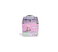 MARTINELIA My Best Friends Big Makeup Case Ensemble de Maquillage coloré pour Enfant avec Miroir Fard à paupières et Brillant à lèvres pour Anniversaire de Fille Multicolore 17,5/17/18 cm,