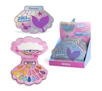 MARTINELIA - Palette de Fards à Paupières Sirène Pour Enfant - Assortiment de 21 Fards à Paupières avec Applicateur et Miroir - Palette de Maquillage - Set Beauté Cadeau Fille