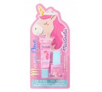 MARTINELIA Petit Unicorn Kit Duo - Brillant à lèvres + Vernis à ongles - Non toxique, lavable à l'eau