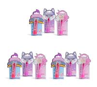 MARTINELIA - Rouge à Lèvres Pour Enfant - Maquillage Enfant Aromatisé - Non Toxique - Modèle Aléatoire (Pastèque, Cerise, Fraise) - 1 Unité (Lot de 3)