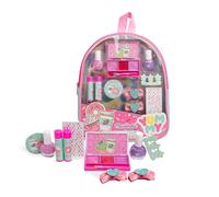 Martinelia Sac à Dos Beauté Yummy, Palette de Brillants à Lèvres, Vernis à Ongles, Baumes, Barrettes, pour Filles 5-12 Ans