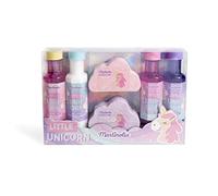 Martinelia Set de Bain et Douche Enfant Little Unicorn - Coffret Licorne Bombes de Bain, Gel Douche, Crème pour le Corps, Shampoing, Gel Pailleté - Kit Cadeau Bain et Douche pour Filles