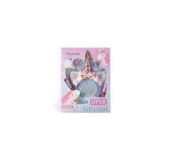 Martinelia - Set de maquillage et d'accessoires licorne, 1 bandeau licorne, 2 paillettes licorne pour les lèvres et des autocollants Martinelia