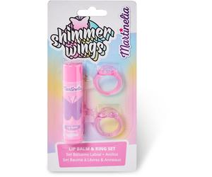 Martinelia Shimmer Wings Lip Balm & Ring Set ensemble pour enfant