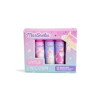 MARTINELIA - Trio Baumes à Lèvres Licorne Pour Enfants - Assortiment de 3 Baumes à Lèvres - Sticks à Lèvres Hydratants - Cadeau Fille