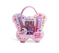 MARTINELIA - Valisette Maquillage Papillon et Fée - Coffret de Maquillage pour Enfant - Set beauté Pour Fille - Vernis à Ongles, Palette de Fards à Paupières, Gloss et Rouge à Lèvres - Cadeau Fille