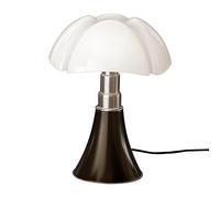 Martinelli Luce Lampe de table Pipistrello 1965 LED design Gae Aulenti brun foncé