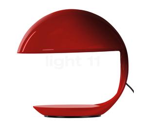 Martinelli Luce Cobra Lampe de table rouge