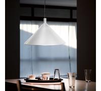 MARTINELLI LUCE lampe à suspension CONO PETITE (Blanc - Aluminium verni)