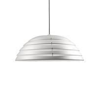MARTINELLI LUCE lampe à suspension CUPOLONE (Blanc - Aluminium verni)