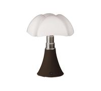 MARTINELLI LUCE lampe de table MINIPIPISTRELLO CORDLESS (Marron opaque - Métal et méthacrylate)