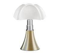 Martinelli Luce Lampe de table Pipistrello à LED design Gae Aulenti Laiton satiné