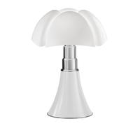 MARTINELLI LUCE lampe de table PIPISTRELLO avec dimmer (Blanc brillant - Métal et méthacrylate)