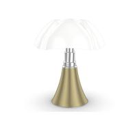 MARTINELLI LUCE lampe de table PIPISTRELLO MED (Laiton satiné - Métal et méthacrylate)
