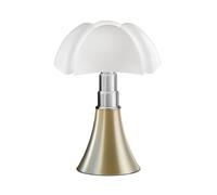 MARTINELLI LUCE lampe de table PIPISTRELLO MED (Laiton satiné - Métal et méthacrylate)