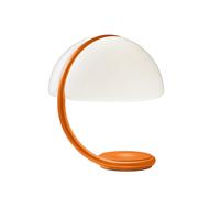 MARTINELLI LUCE lampe de table SERPENTE 60 (Orange brillant RAL 2011 - méthacrylate et métal)