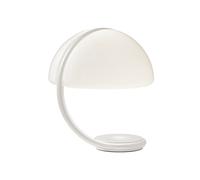 MARTINELLI LUCE lampe de table SERPENTE (Blanc brillant - méthacrylate et métal)