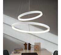 martinelli luce Lunaop Suspension LED à 2 sources lumineuses, 40001/2700/BI+40002/2700/BI+40007/BI+40017#2,