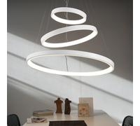 martinelli luce Lunaop Suspension LED à 3 sources lumineuses, 40001/2700/BI+40002/2700/BI+40003/2700/BI+40010/BI+40017#3,