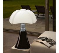 Martinelli Luce - Pipistrello - Lampe de Table - brun foncé/diffuseur blanc opale/H 66-86cm / Ø 55cm/non dimmable