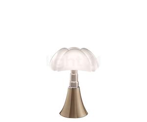 Martinelli Luce Pipistrello Lampe de table LED laiton - 50 jusqu'à 62 cm - 2.700 K Ce luminaire comporte des modules à LED prémontés de classes énergétiques A A