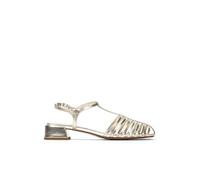 MARTINELLI Panaro Sandales Plates Femme | Cuir | Boucle | Or Sandale plateFemme