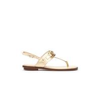 MARTINELLI Sandales Plates en Cuir MAZZINI pour Femme Color (Gold)