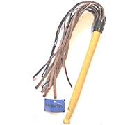 MARTINET MANCHE EN BOIS 12 LANIERE EN CUIR FOUET