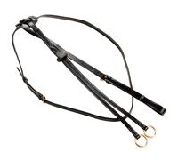 Martingale à anneaux avec attaque du col Tattini Marron Full