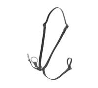 LeMieux Martingale Hobby Horse Running - Noir - Cuir souple - Réglable - Convient aux enfants de 3 ans et plus