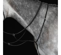 Martingale de course pour cheval Weatherbeeta Collegiate IV Noir Cob