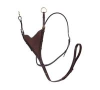 Martingale pour cheval en cuir Dy'on Marron Full