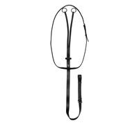 Martingale pour cheval en cuir Equestro Noir Full