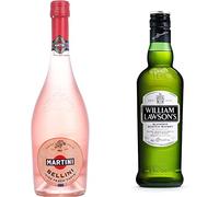 Martini Bellini, Aperitif pétillant, sparkling, 75cl, 8% & William Lawson's, Whisky Blended Scotch, 35cl, 40%