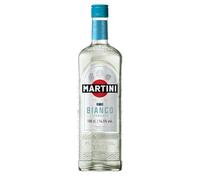 MARTINI Bianco Apéritif Vermouth Blanc, 14,5% vol., 100cl / 1L, Vermouth Italien infusé aux herbes et fleurs aromatiques