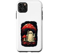 Martini d'halloween aux Champignons fantômes et effrayants de Cottage Core Coque pour iPhone 11 Pro Max