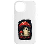 Martini d'halloween aux Champignons fantômes et effrayants de Cottage Core Coque pour iPhone 14