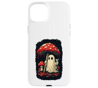 Martini d'halloween aux Champignons fantômes et effrayants de Cottage Core Coque pour iPhone 15 Plus