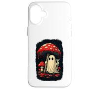 Martini d'halloween aux Champignons fantômes et effrayants de Cottage Core Coque pour iPhone 16 Plus