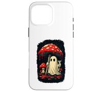 Martini d'halloween aux Champignons fantômes et effrayants de Cottage Core Coque pour iPhone 16 Pro Max