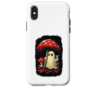 Martini d'halloween aux Champignons fantômes et effrayants de Cottage Core Coque pour iPhone X/XS