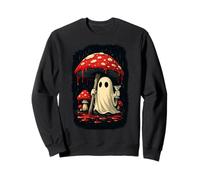 Martini d'halloween aux Champignons fantômes et effrayants de Cottage Core Sweatshirt