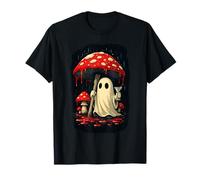 Martini d'halloween aux Champignons fantômes et effrayants de Cottage Core T-Shirt