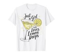 Martini Drinker Lemon Drop Cocktail Boissons T-Shirt