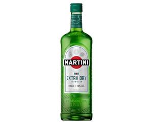 MARTINI Extra Dry Apéritif Vermouth Blanc, 18% vol., 100cl / 1L, Vermouth Italien Brillant Infusé avec des plantes botaniques sélectionnées à la main