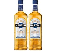 MARTINI Floreale Apéritif non alcoolisé, 75 cl / 750 ml, Élaboré avec des plantes aromatiques de qualité supérieure (Lot de 2)