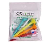 Martini Golf Tees DMT007 Durable Plastic Step-UP Tees (5 Pack), Assorted Colors