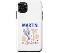 Martini Lobster Diet Vintage Cocktail Fruits de mer Coque pour iPhone 11 Pro Max